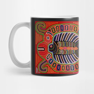 Kuna Indian Flying Fish Mola Mug